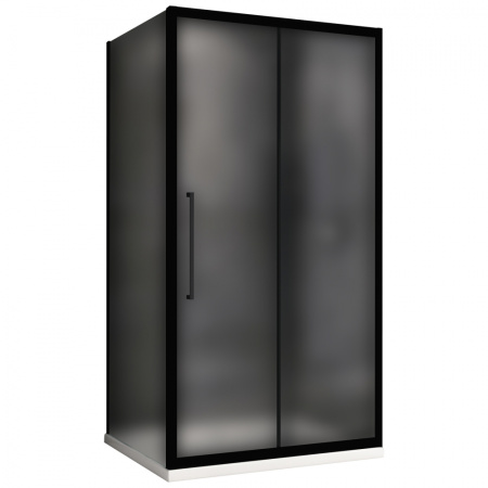 Душевой уголок (170х100) ABBER Schwarzer Diamant AG30170BMH-S100BM черный