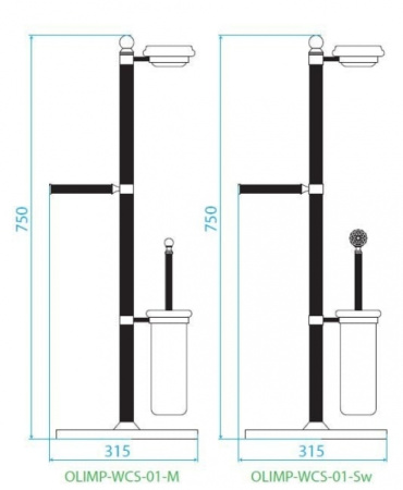 Стойка Cezares Olimp OLIMP-WCS-01-Sw