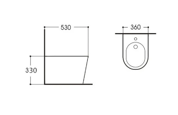 Биде подвесное Aquatek Вега AQ1057-00