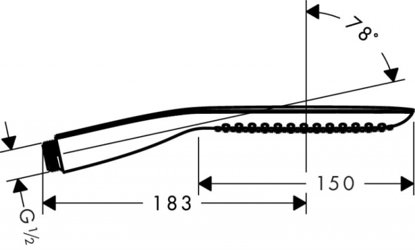 Ручной душ Hansgrohe PuraVida 28568400