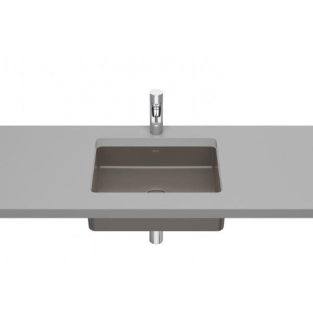 Раковина встраиваемая снизу (49,5х39) Roca Inspira square 327536660 кофейный