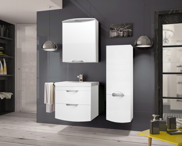 Зеркало-шкаф Style Line Жасмин 2 60 (60x71,8) ЛС-00000216 белый