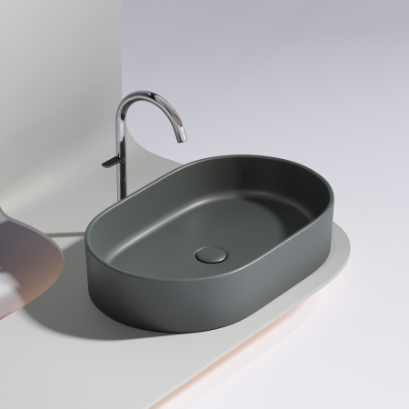 Раковина накладная (60,8х38,5) Ceramica Nova ELEMENT CN6048MDH