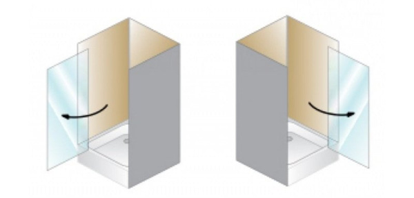 Душевая дверь Kolpa San Terra fl at TV/S 90 E