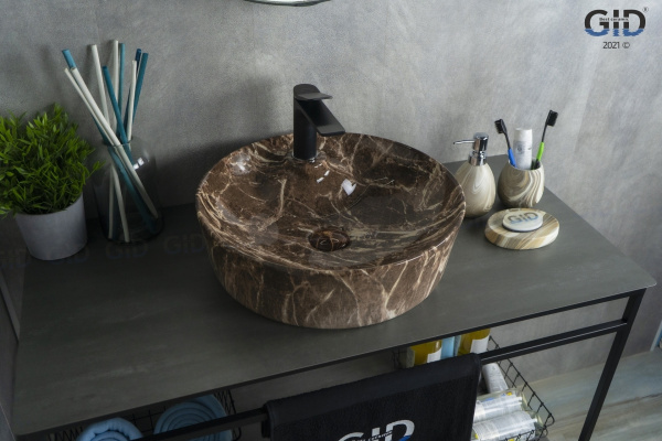 Раковина накладная (44х44) Gid Mnc536