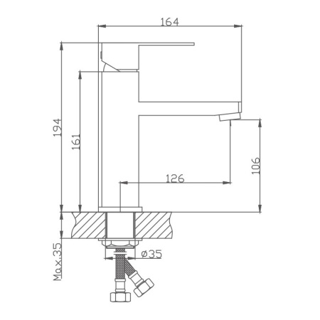 Смеситель для раковины Haiba HB10803
