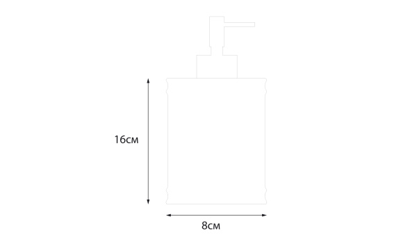 Дозатор жидкого мыла Fixsen Teddy FX-600-1