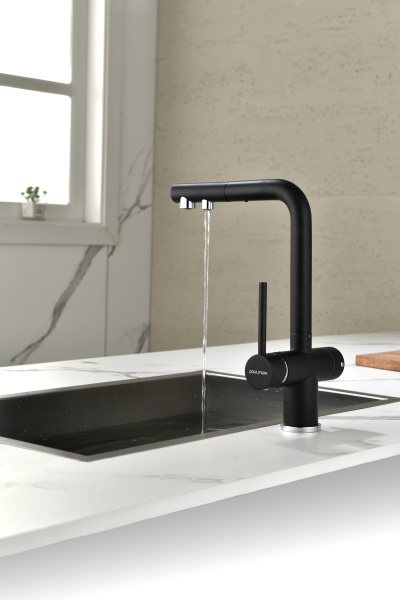 Смеситель для кухни с подключением к фильтру  Paulmark Serpentine Se213222-418