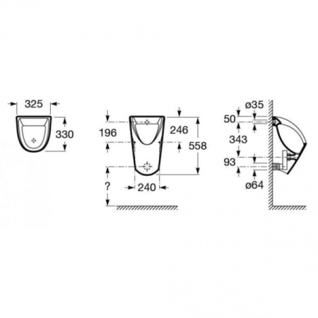Писсуар Roca Chic 35945J000