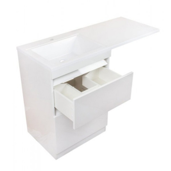 Тумба под стиральную машину напольная Style Line Даллас СС-00000557 белый