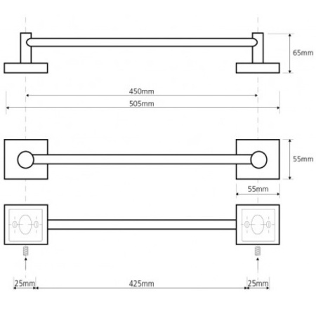 Полотенцедержатель  Bemeta BETA 132104022