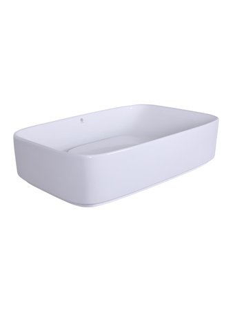 Раковина накладная (60х37,5) Orange  B07-600W белый глянец