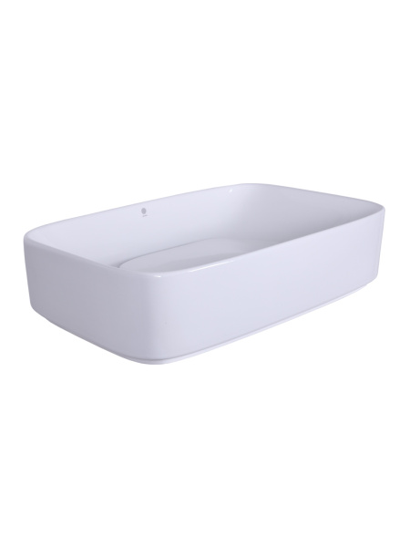 Раковина накладная (60х37,5) Orange  B07-600W белый глянец