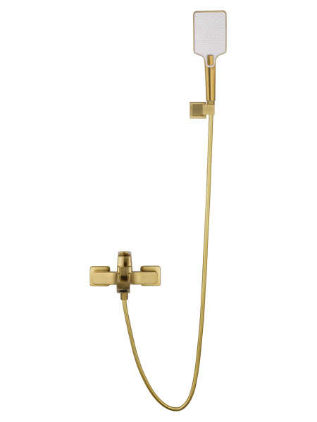 Смеситель для ванны с душем WONZON & WOGHAND FLEX, брашированное золото WW-88037072-BG