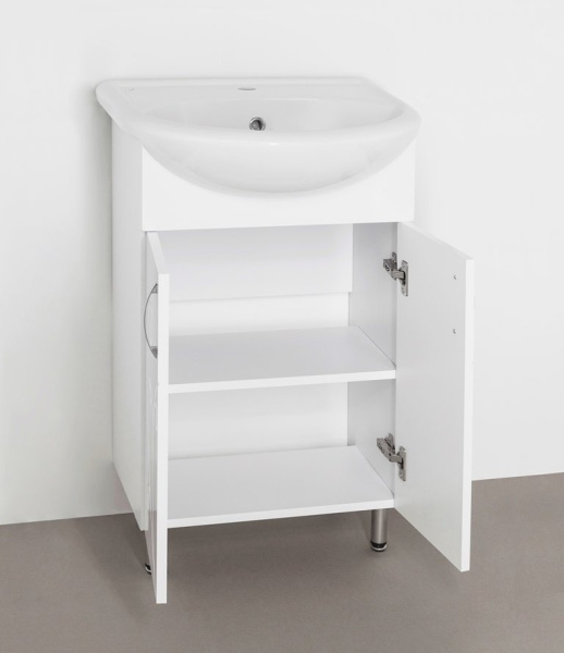 Тумба под раковину напольная Style Line Эко Фьюжн ЛС-00000073 белый