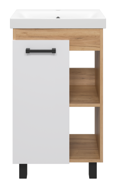 Тумба с раковиной Misty Крафт 50 УТ000013342