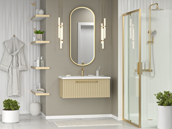 Тумба с раковиной  Brevita Alicante 90  УТ000015787