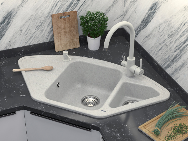 Смеситель для кухни с подключением к фильтру  Paulmark Essen Es213211-310