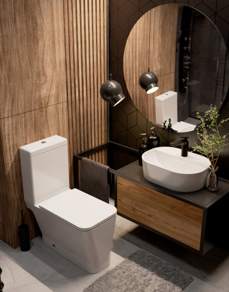 Чаша унитаза напольного безободковый  AQUAme AQM1006