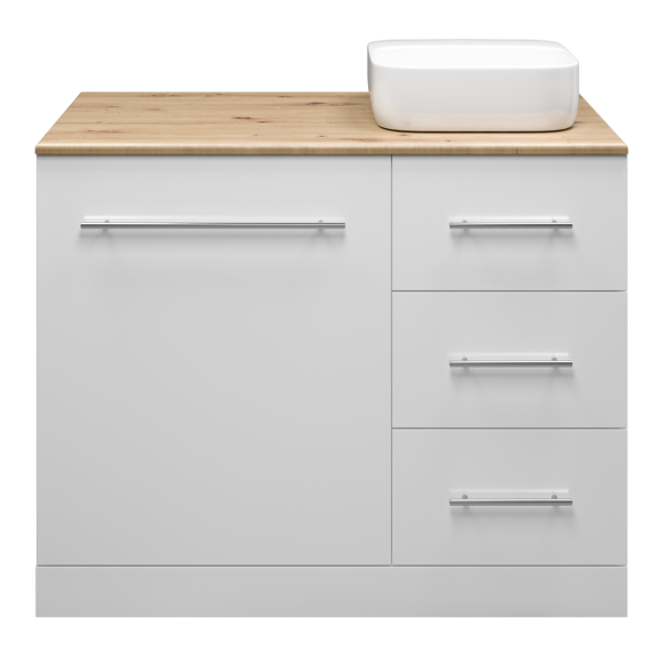 Тумба под стиральную машину Misty Респект 110  правая Э-Рес01110-13ЯП