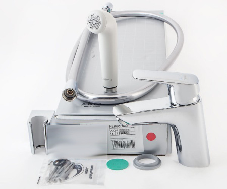 Смеситель для раковины с гигиеническим душем Hansgrohe Logis 71290000