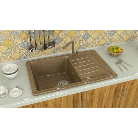 Кухонная мойка Marrbaxx Энди Z16 Z016Q009 коричневый