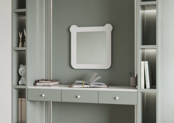 Зеркало Акватон (48х48) Каспер Мишка 1A283402CRE20 