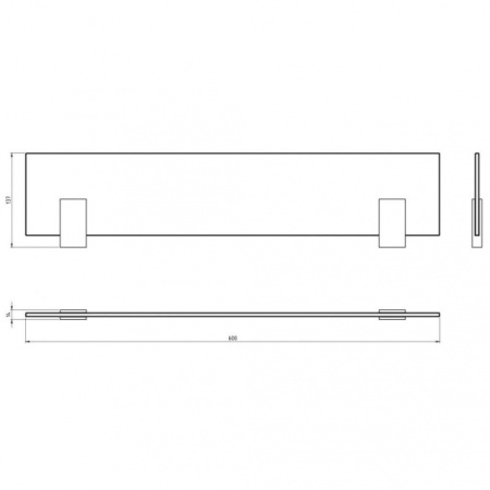 Полка Novaservis Metalia 9 0940.0