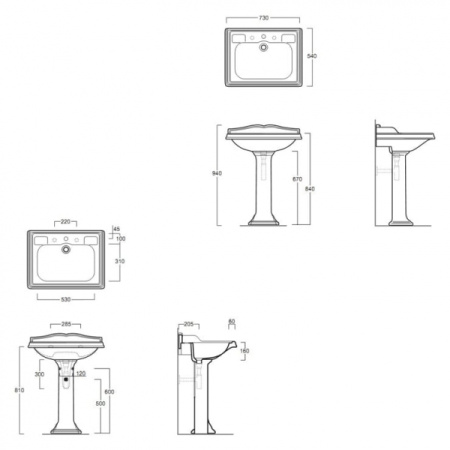Раковина Simas Arcade AR834bi*1