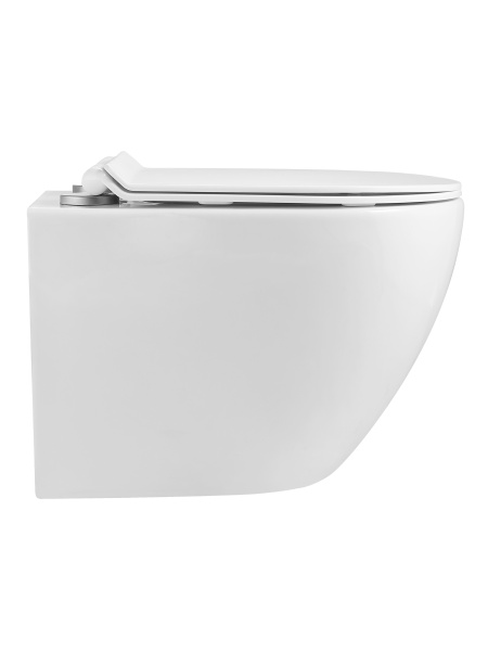 Унитаз подвесной безободковый TORNADO Agger AT09150 сиденье с микролифтом