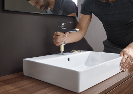 Смеситель для раковины с донным клапаном Push-Open Hansgrohe Metropol 32500000 хром