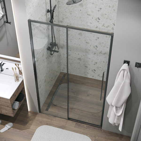 Душевая дверь (140х195) Grossman Galaxy 100.K33.01.140.42.00, раздвижная