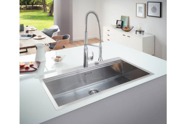 Мойка из нержавеющей стали 1 чаша GROHE K800 120-S 31586SD1