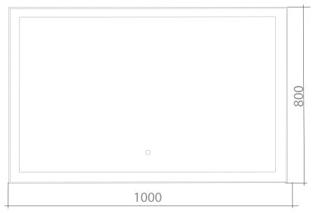 Зеркало (100х80) Silver Mirrors  Сантана ФР-00002162