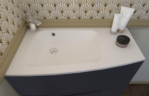 Раковина полувстраиваемая (81х47) Jacob Delafon Nona 80 L EB1884RU-DE1