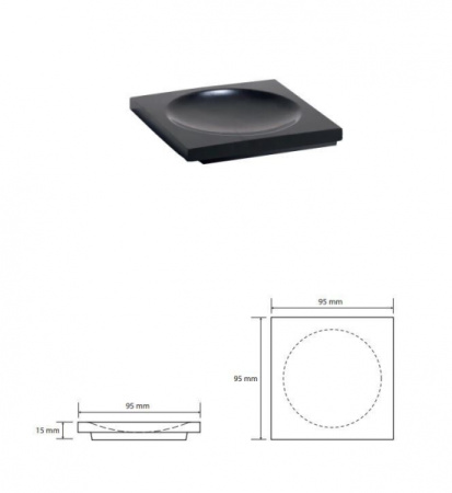 Мыльница  Bemeta Gamma 145608310 черная
