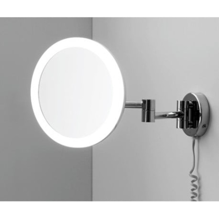 Зеркало с LED-подсветкой, 3-х кратным увеличением WasserKRAFT K-1004