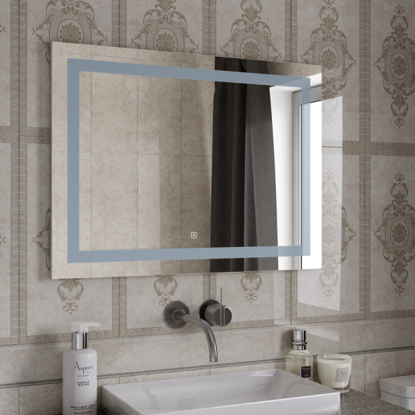 Зеркало с подсветкой (100x70) Continent Rimini ЗЛП1404