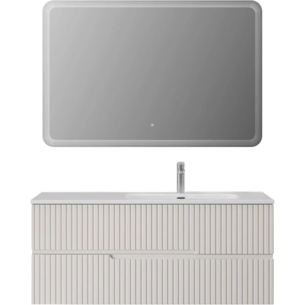 Тумба под раковину Cezares DUET-N-1200-2C-SO-BL-R Bianco Lucido