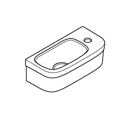 Рукомойник Grohe Euro Ceramic (37x18 см) 39327 000 (39327000)