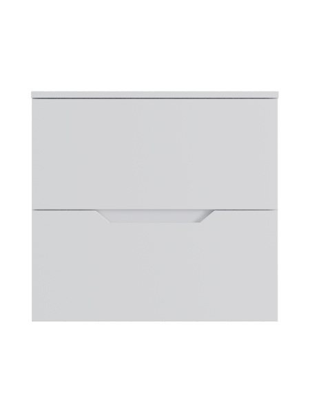 Тумба без раковины подвесная 60 столешница МДФ Orange Line Li-60TuwMDF матовый белый