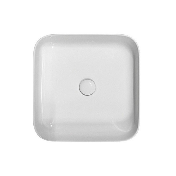 Раковина накладная (43х43) Kerasan Tribeca 460101 белый глянец