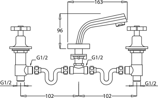 Смеситель для раковины KAISER Logo (47222)