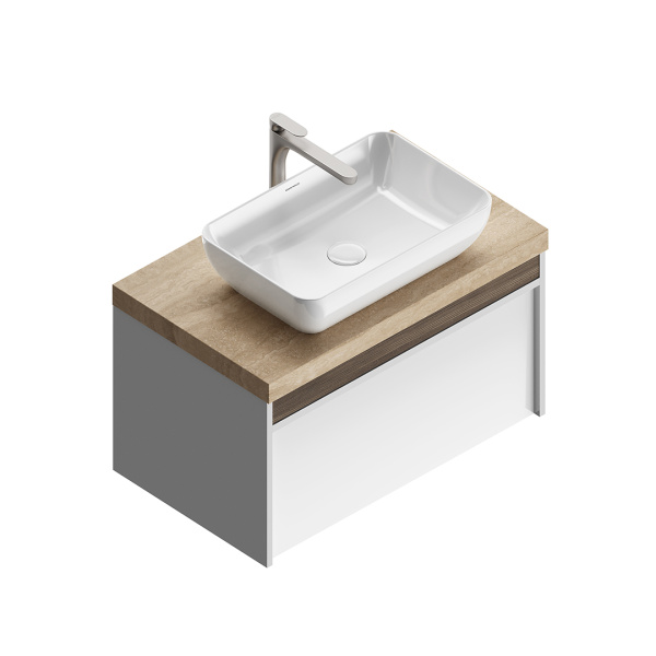 Раковина накладная (55х36) Kerama Marazzi Plaza PLR.wb.55