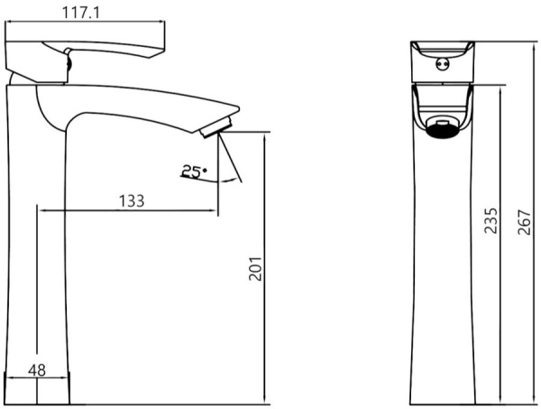 Смеситель для кухонной мойки  KAISER Aurora (67033)