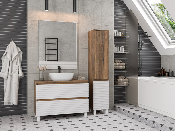 Зеркало (80х100)  Brevita 80 DAK-01080