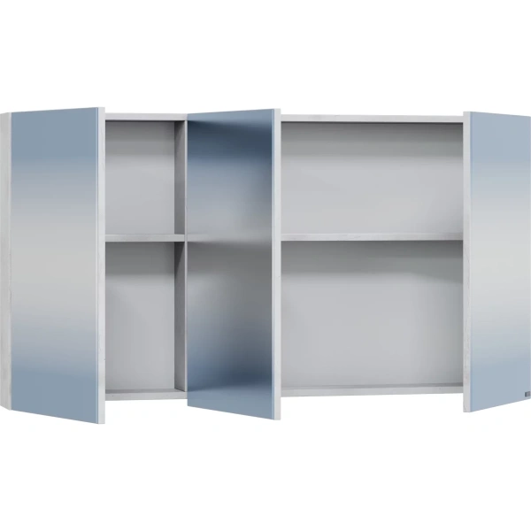 Зеркальный шкаф СанТа Марс 120 700420 светлый дуб