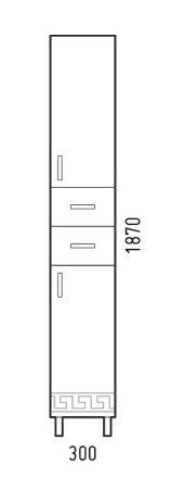 Пенал Corozo Олимп 30 SD-00000693