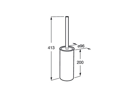 Ёршик Roca с подставкой Tempo 817038001