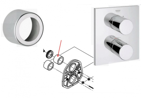 Розетка GROHE 08239238